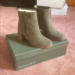 TIMBERLAND OLIVE BOOTIES